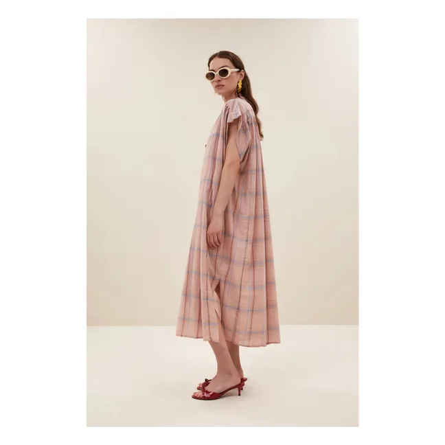 Vestido Bodin de algodón orgánico | Rosa Pálido