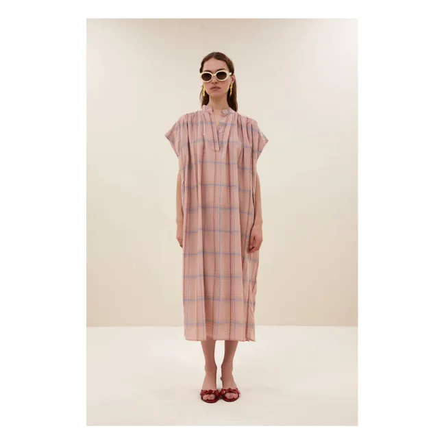 Vestido Bodin de algodón orgánico | Rosa Pálido