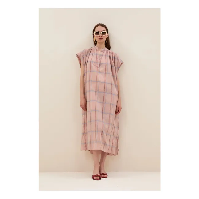 Vestido Bodin de algodón orgánico | Rosa Pálido