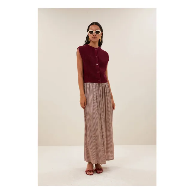 Pull Sans Manches Nori | Bordeaux