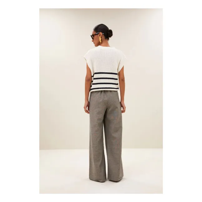 Lune Spencer sweater | White