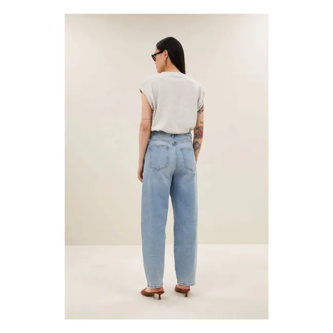 Camiseta de algodón Tobi Flame | Gris