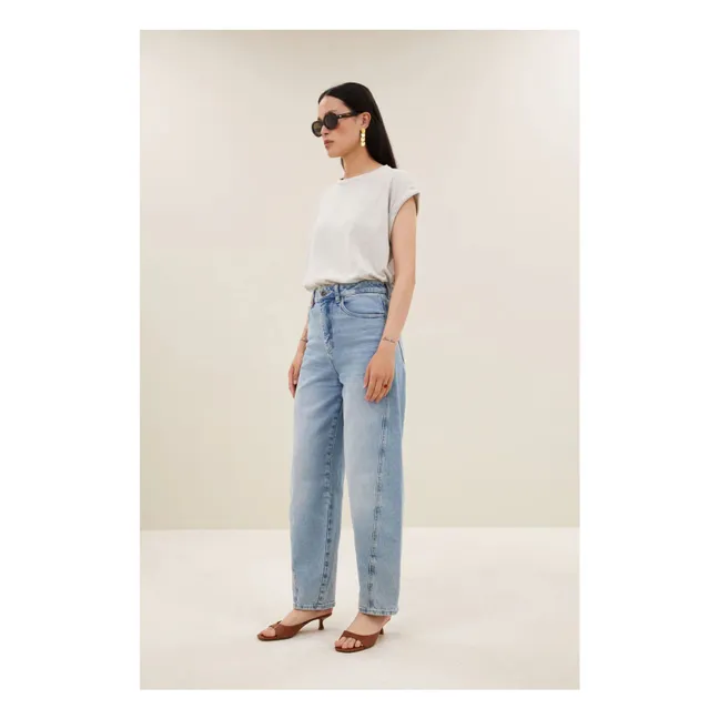 Camiseta de algodón Tobi Flame | Gris