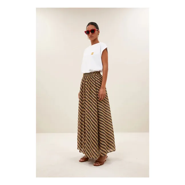 T-shirt Tobi Flame Coton | Blanc