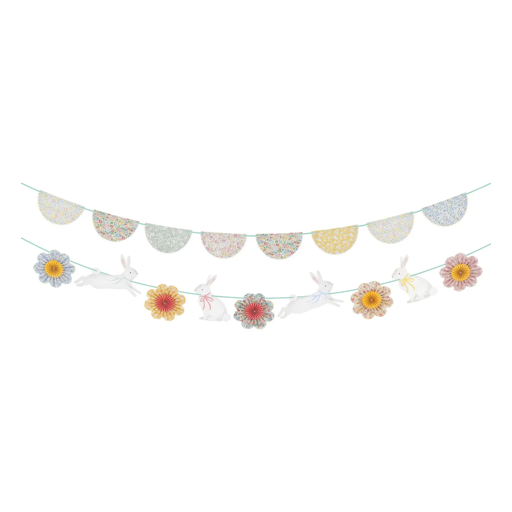 Meri Meri Multicoloured Bunny Garlands - X Liberty - Set Of 2
