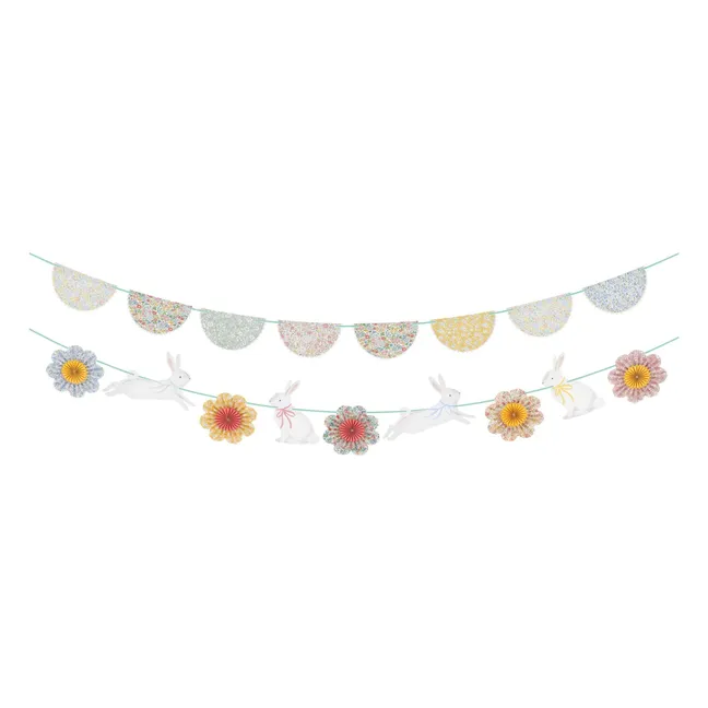 Guirlandes Lapins - Meri Meri x Liberty - Set de 2