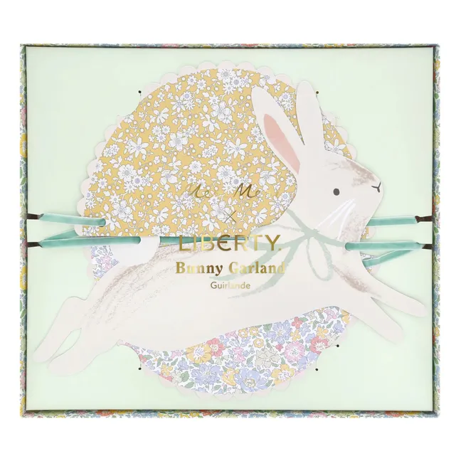 Guirnaldas de conejitos - Meri Meri x Liberty - Lote de 2