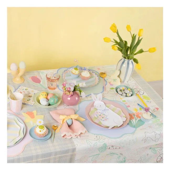 Mantel de Pascua para colorear
