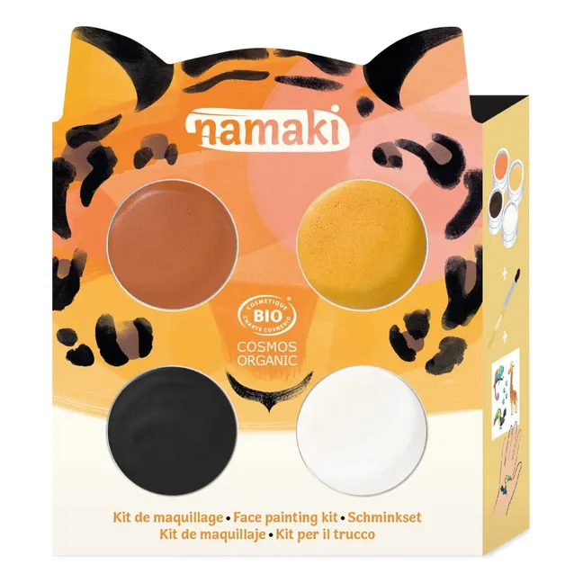 Palette de maquillage 4 fards Tigre | Orange