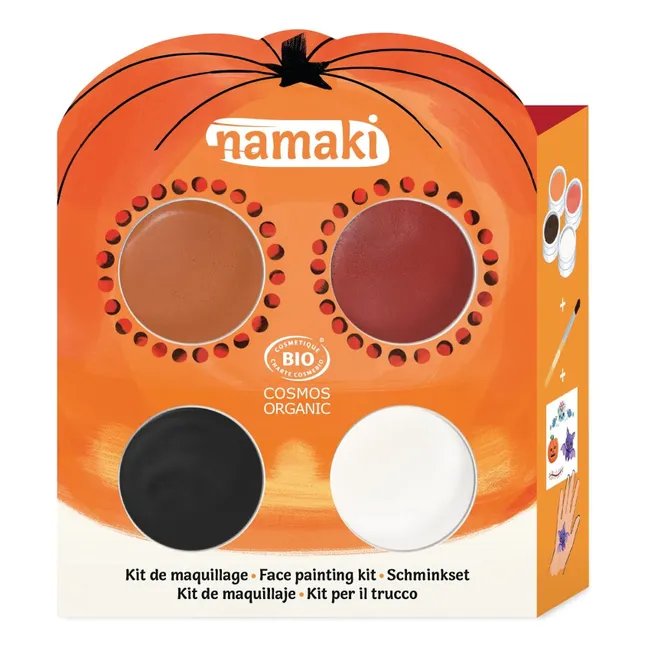 Palette de maquillage 4 fards Halloween | Orange