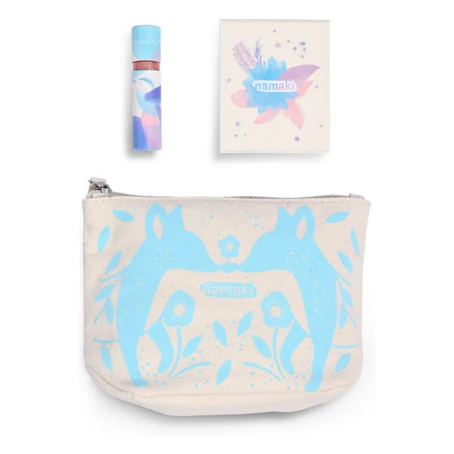 Trousse scintillante Renard | Bleu