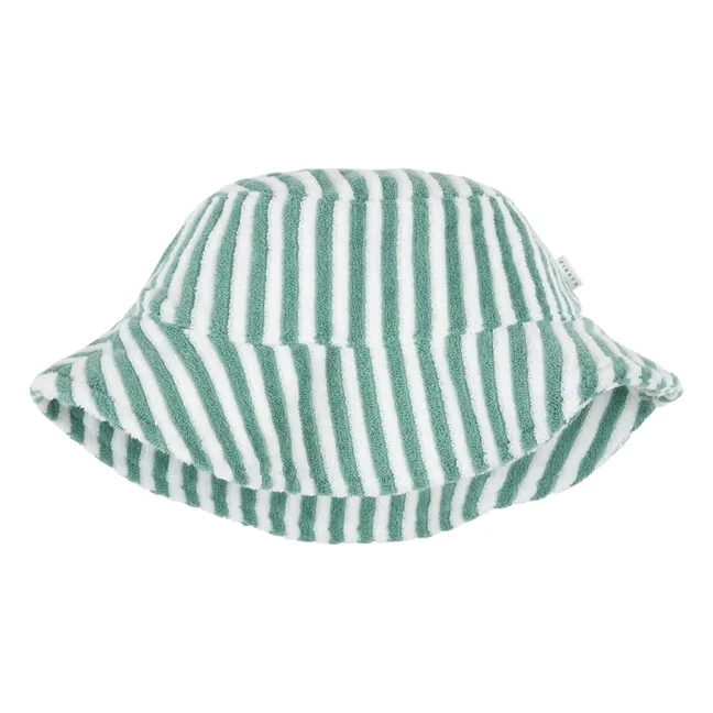 Bob Rayé Eponge Coton Bio | Turquoise