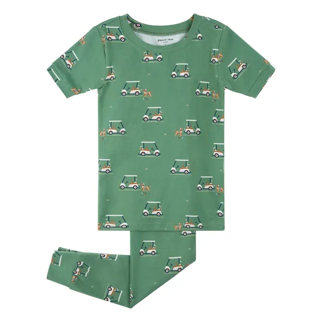 Pyjama Golfettes Organic Cotton and Modal | Forest Green