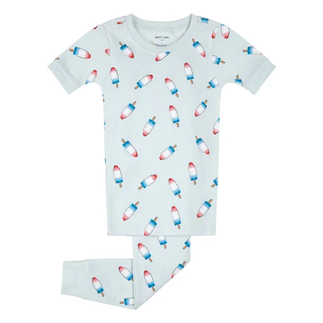 Pyjama Glaces Organic Cotton | Light Blue