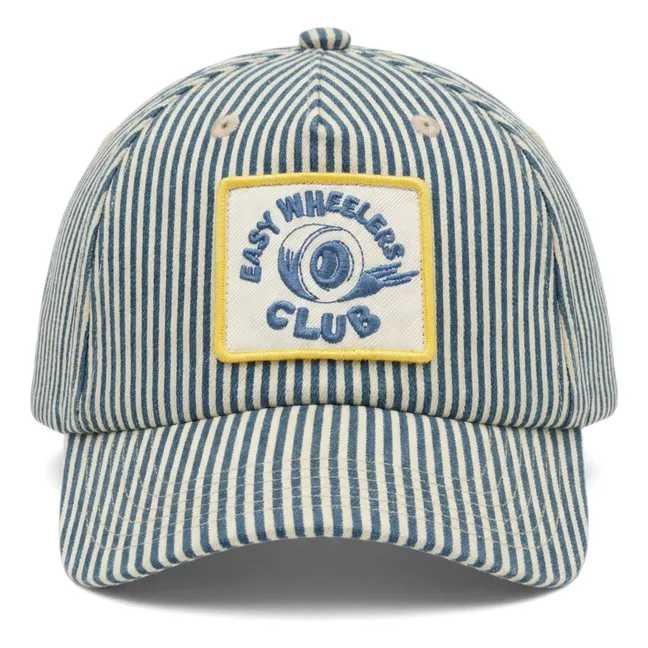 Orbit Striped Cap | Dark green