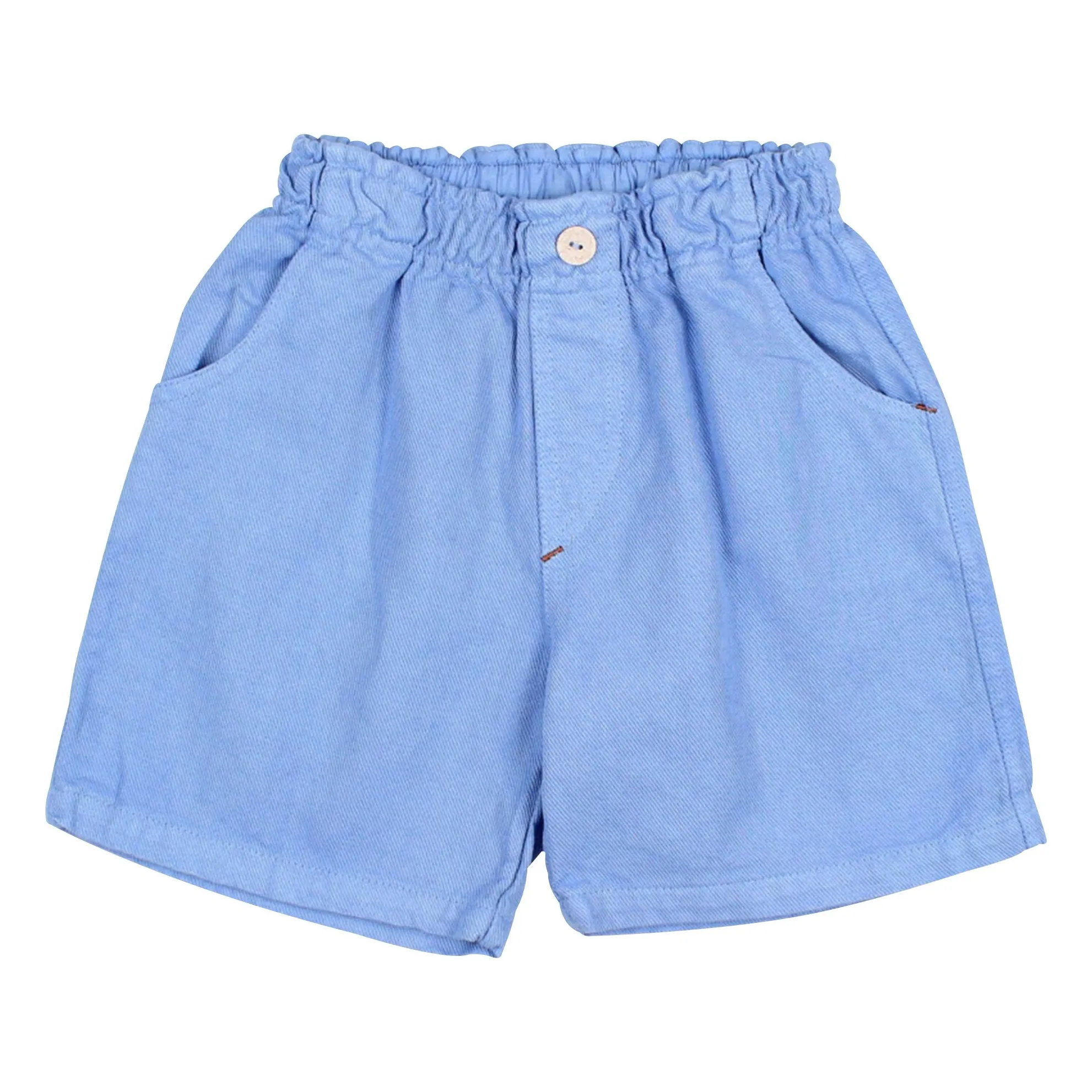Búho Light Blue Lyocell Bermuda Shorts