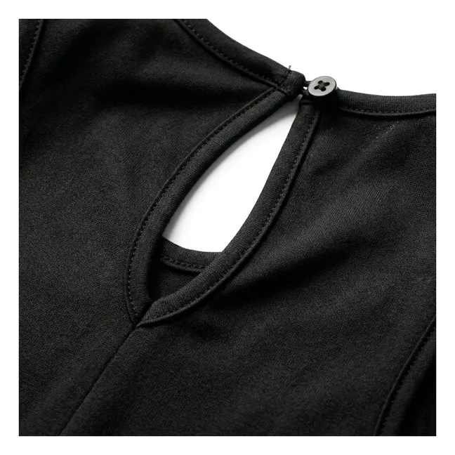 Robe Zelie Satinée | Noir