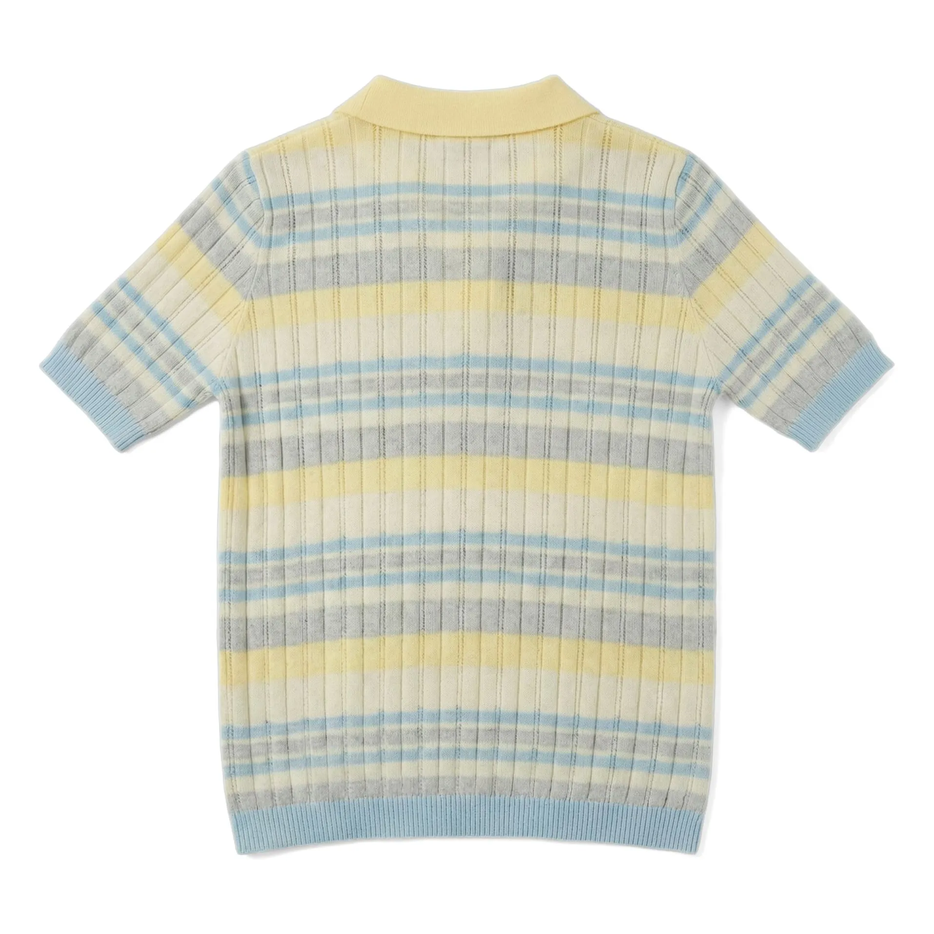 Polo Selma Rayé | Jaune pâle- Image produit n°3