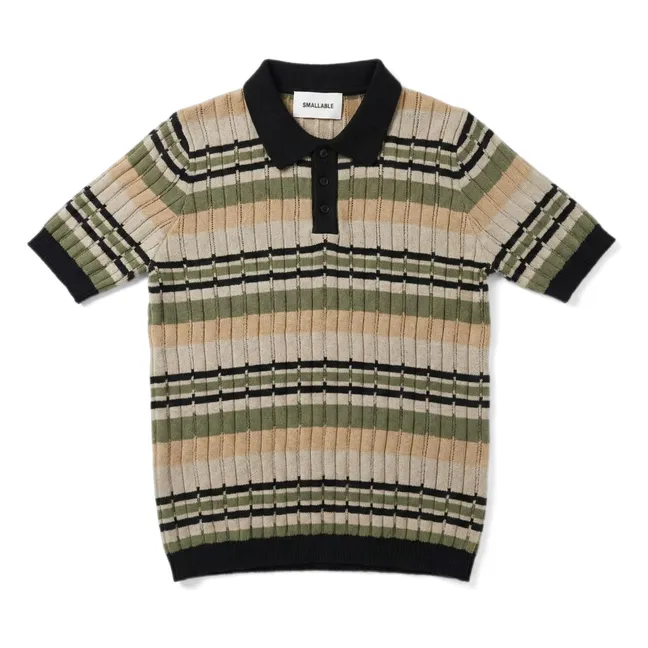 Polo-Shirt Selma Gestreift | Glaciertes Braun