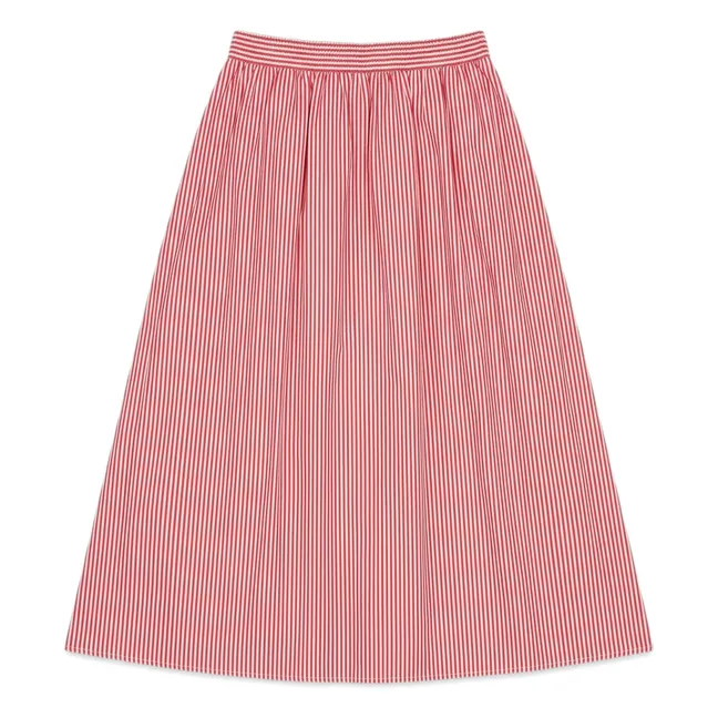 Jupe Evasée Bettina | Rouge cerise