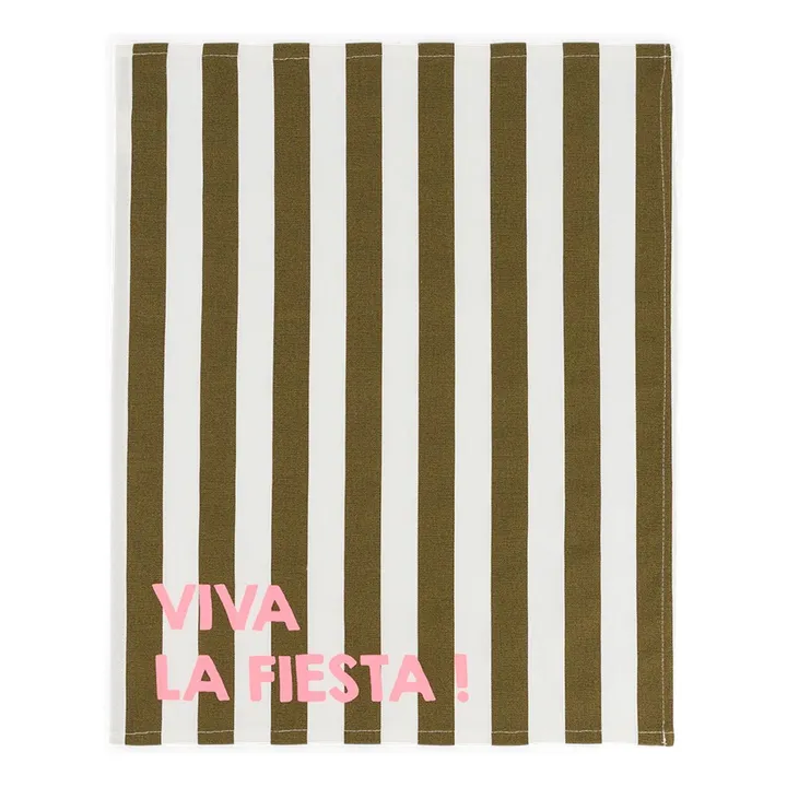 Jeannette Viva La Fiesta manteles individuales - Lote de 2 | Olive- Imagen del producto n°0
