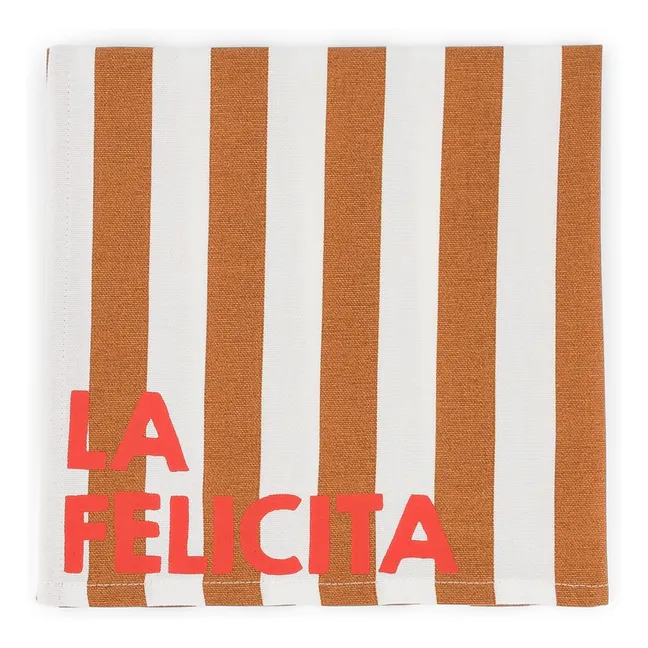 Servilletas Joséphine La Felicita - Lote de 2 | Caramelo