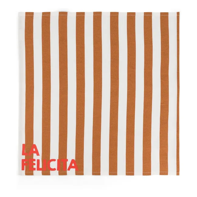 Joséphine La Felicita napkins - Set of 2 | Caramel