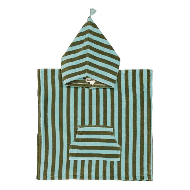 Suzon bathing poncho | Kaki/Givré