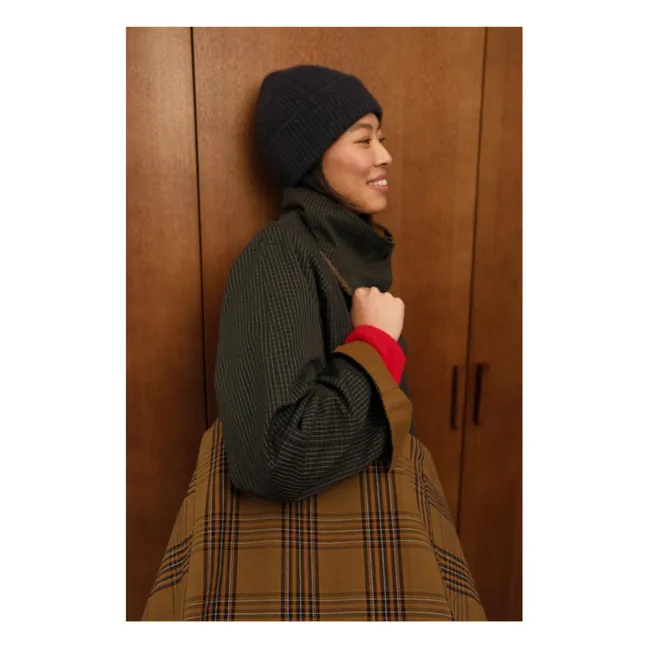 Bolsa de la compra Elisa Tartan | Marrón