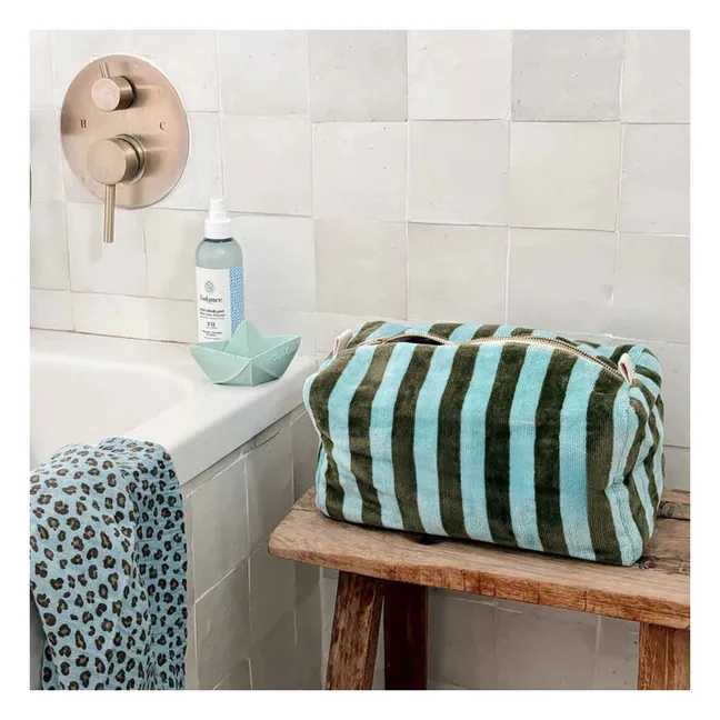 Bolsa toalla de rizo Vic | Kaki/Givré