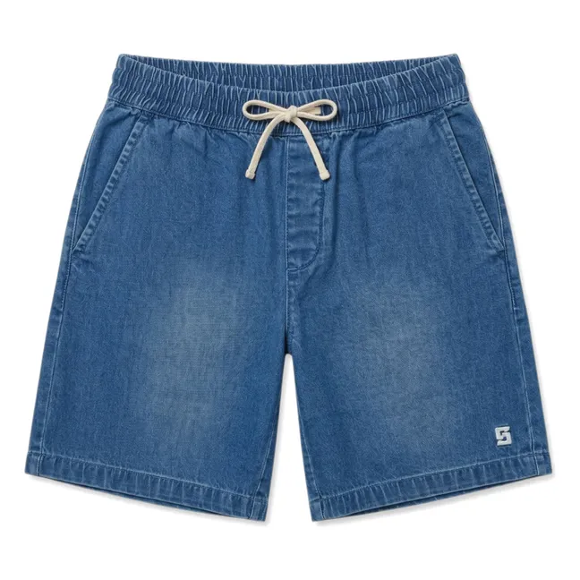 Denim Shorts Ample Tom | Blau