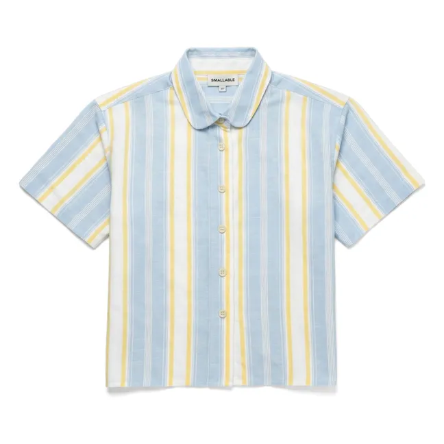 Sawyer Striped Shirt | Light blue