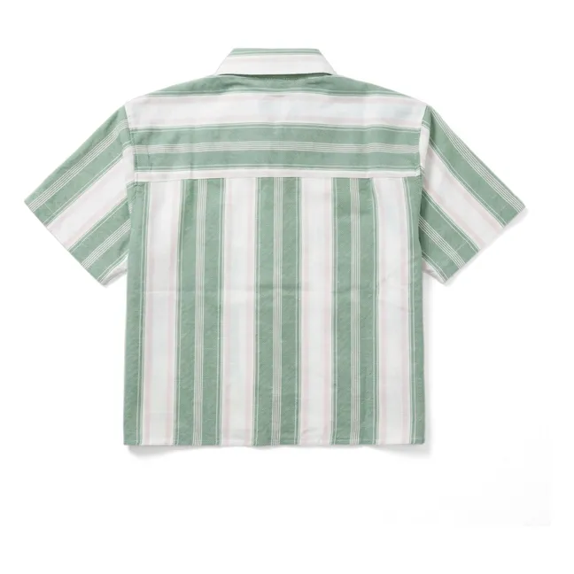 Sawyer Striped Shirt | Mint Green
