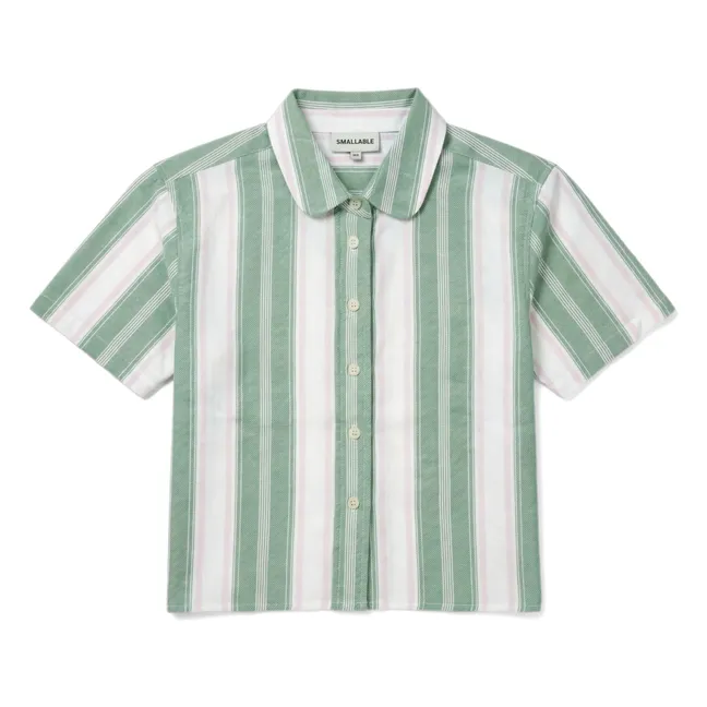 Sawyer Striped Shirt | Mint Green
