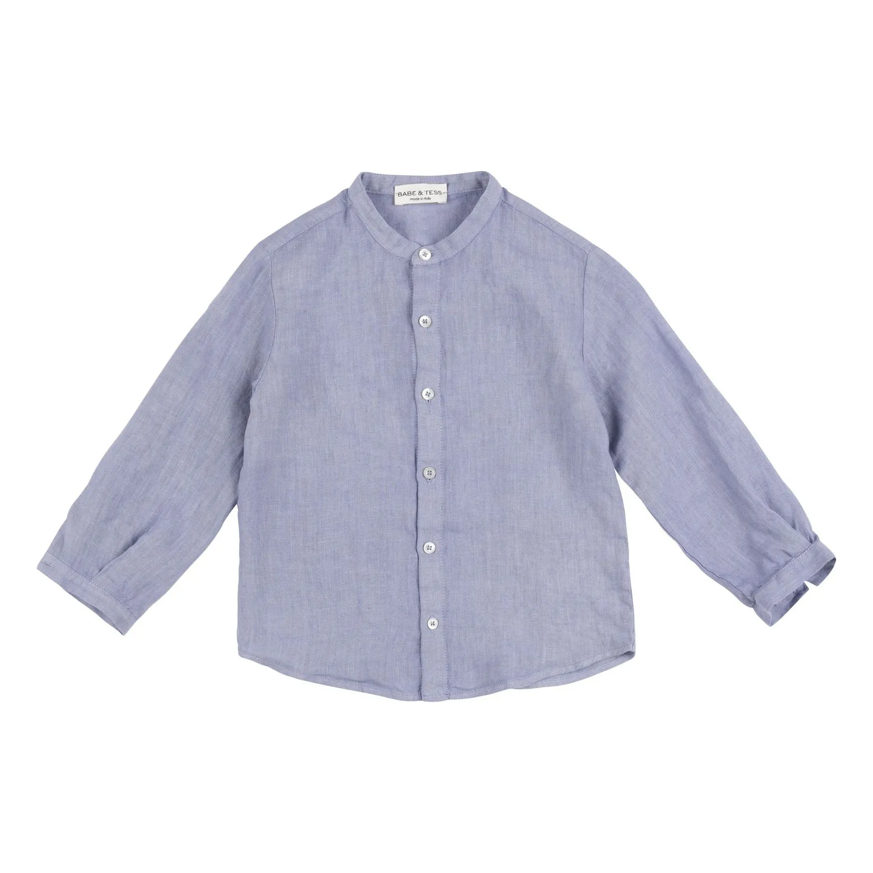 Babe & Tess Light Blue Coreana Linen Shirt