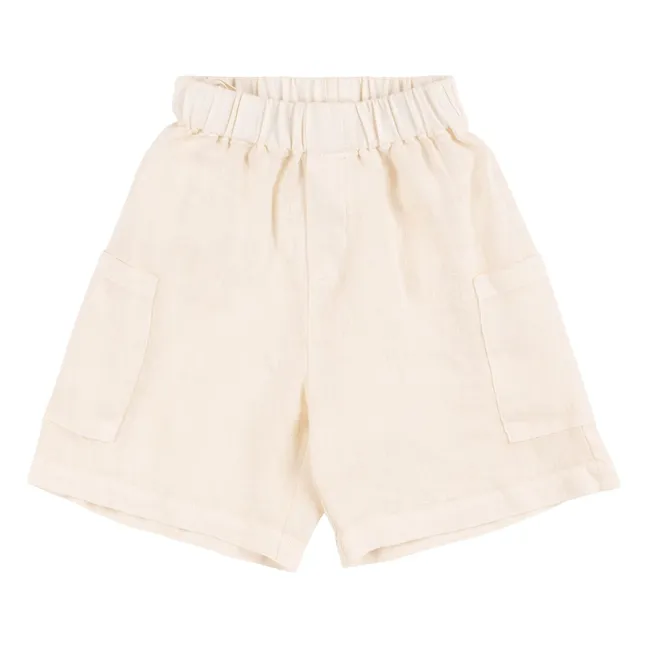 Short Cargo Alvise Lin | Blanc cassé