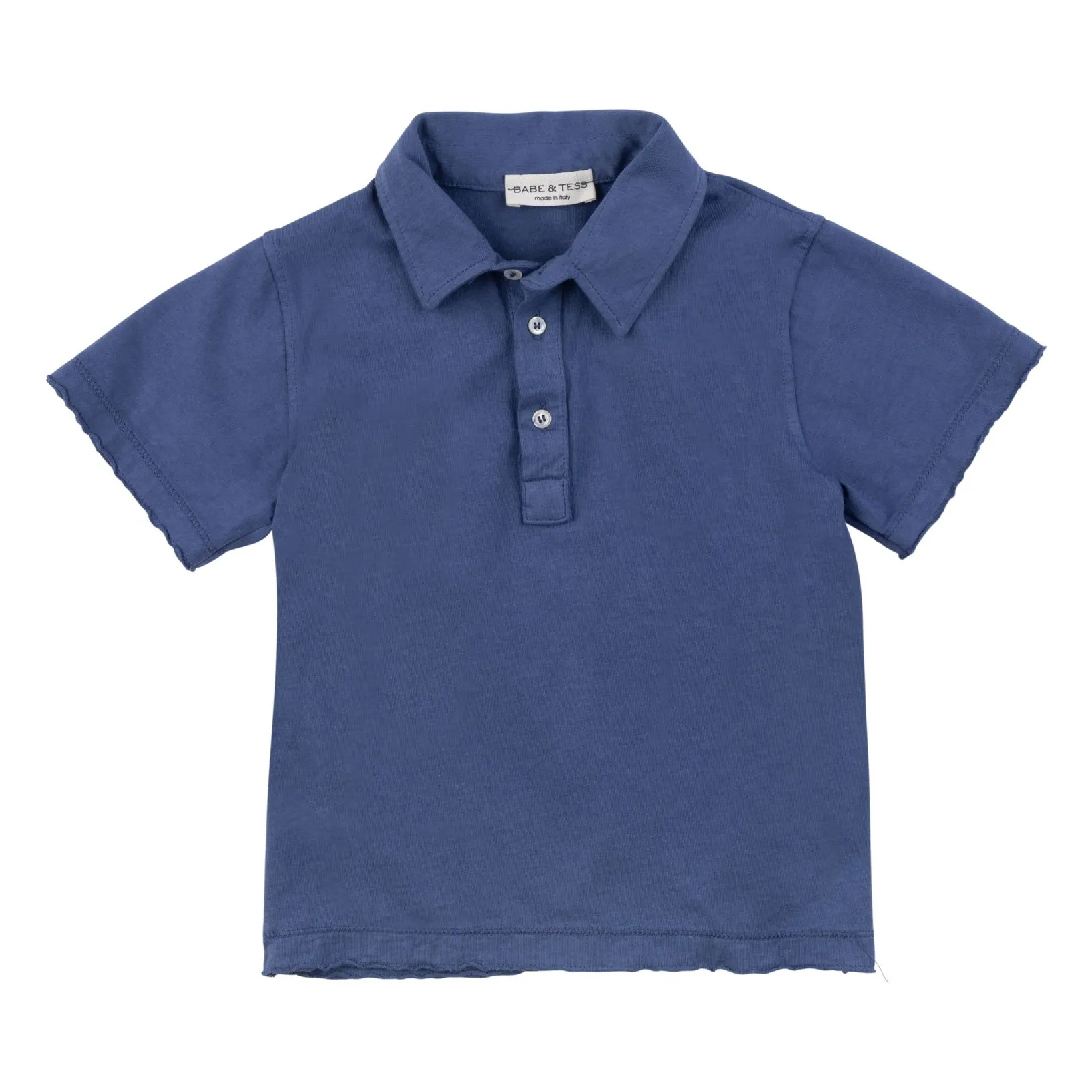 Babe & Tess Navy Blue Vintage Polo