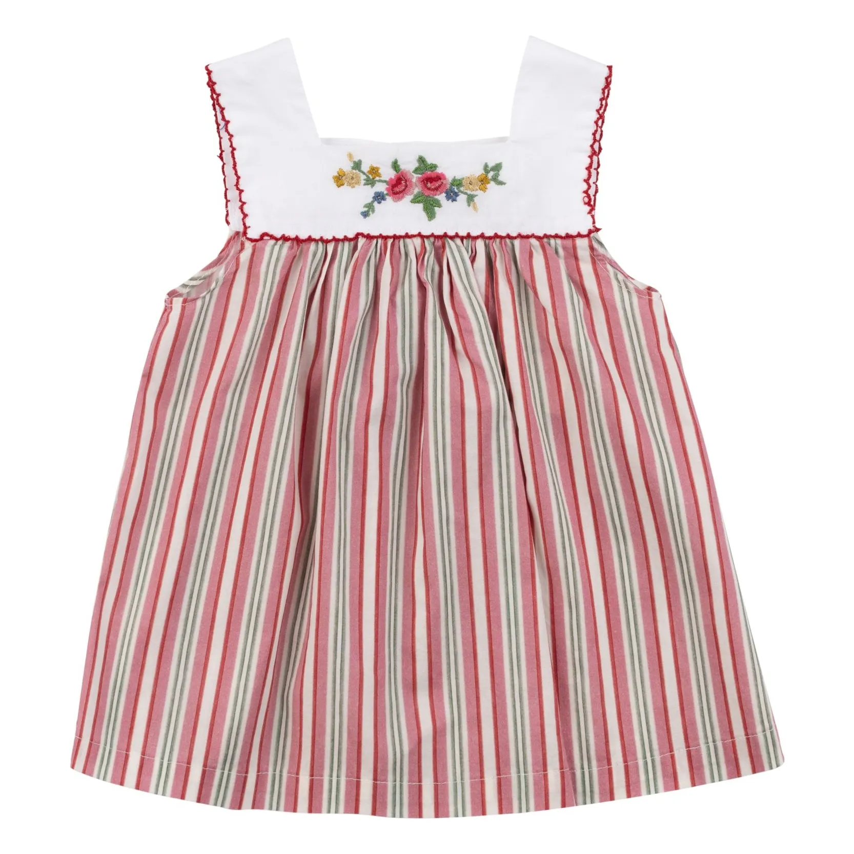 Babe & Tess Pink Striped Marta Dress