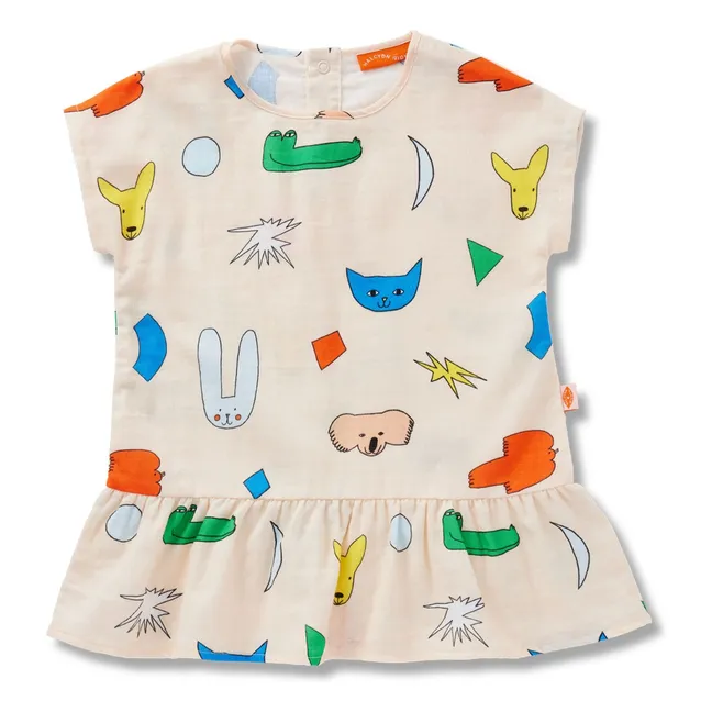 Robe Animaux | Ecru