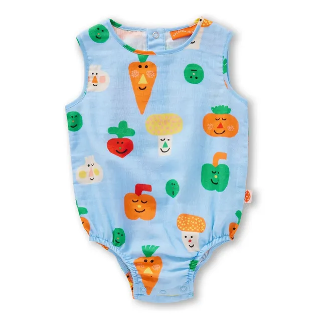 Veggie Barboteuse | Light blue