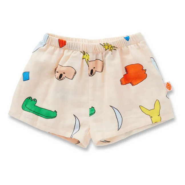 Animal shorts | Ecru