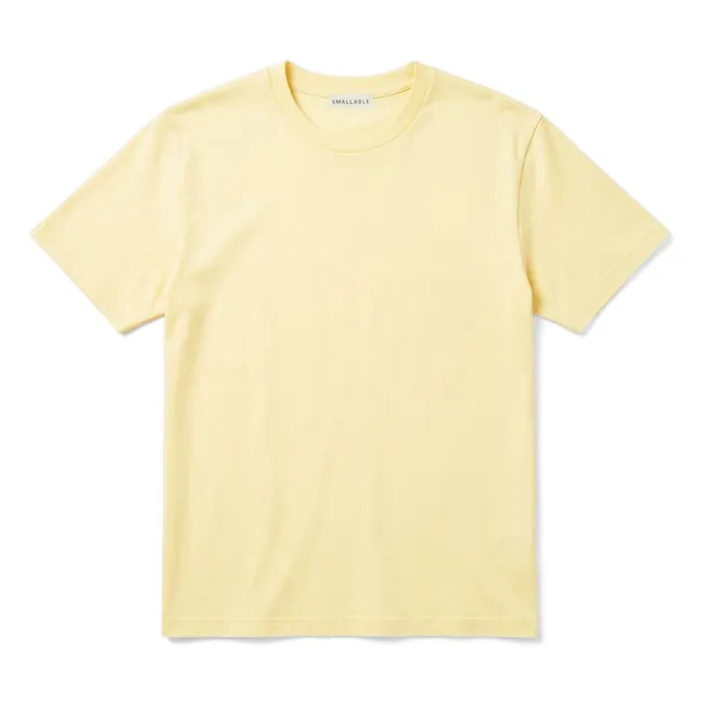 T-shirt Hana Coton Bio | Jaune pâle
