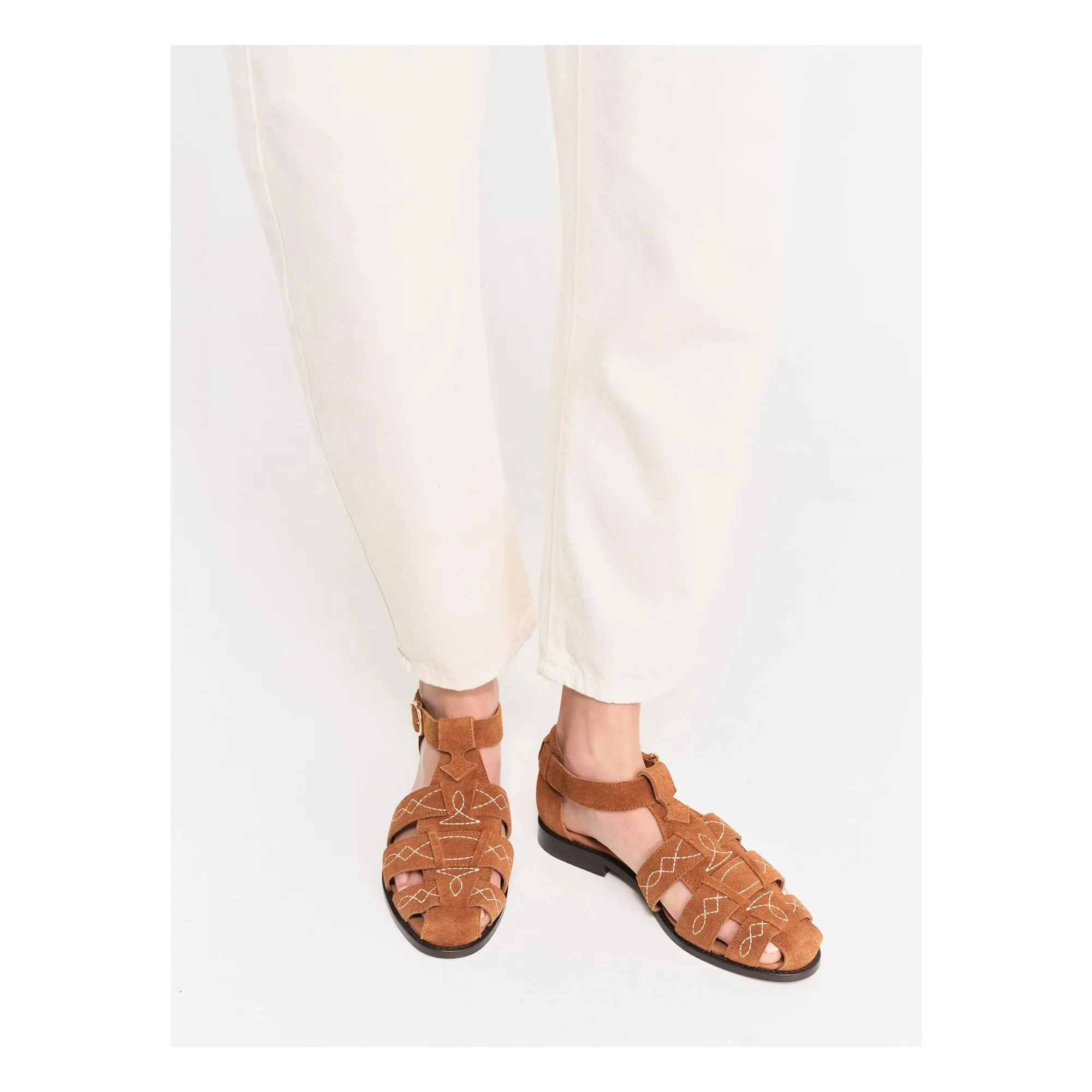 Fishermans Ponza Daim | Camel- Image produit n°2