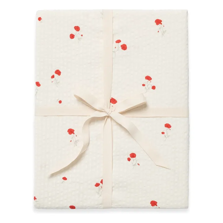 Sábana bajera en seersucker Poppy- Imagen del producto n°0