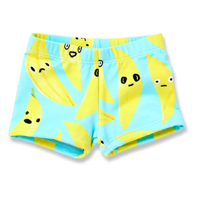 Shorts de baño de fibra reciclada Banana | Turquoise