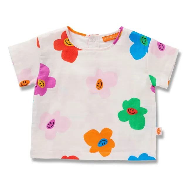 T-shirt Fleurs | Ivoire