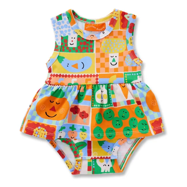 Robe Bloomer Légumes Coton Bio | Orange