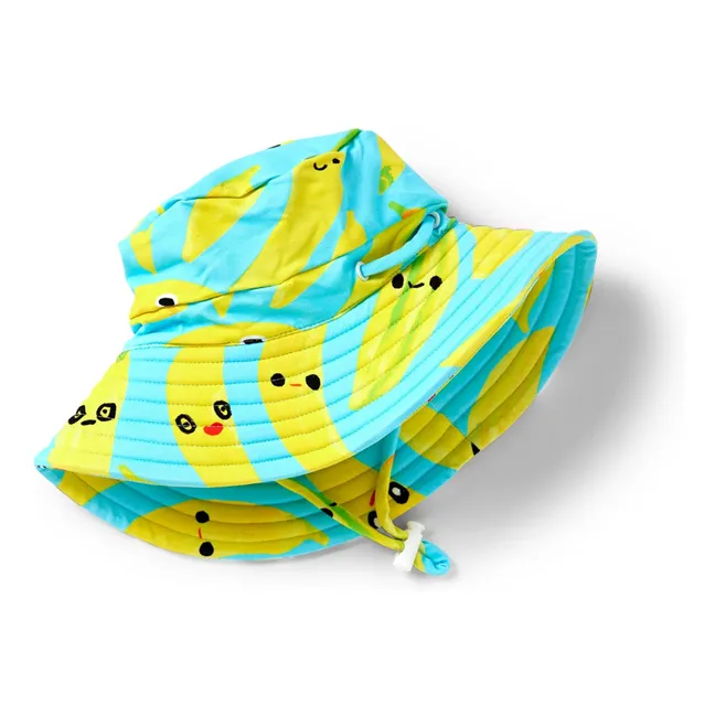 Chapeau Bananes Fibres Recyclées | Turquoise