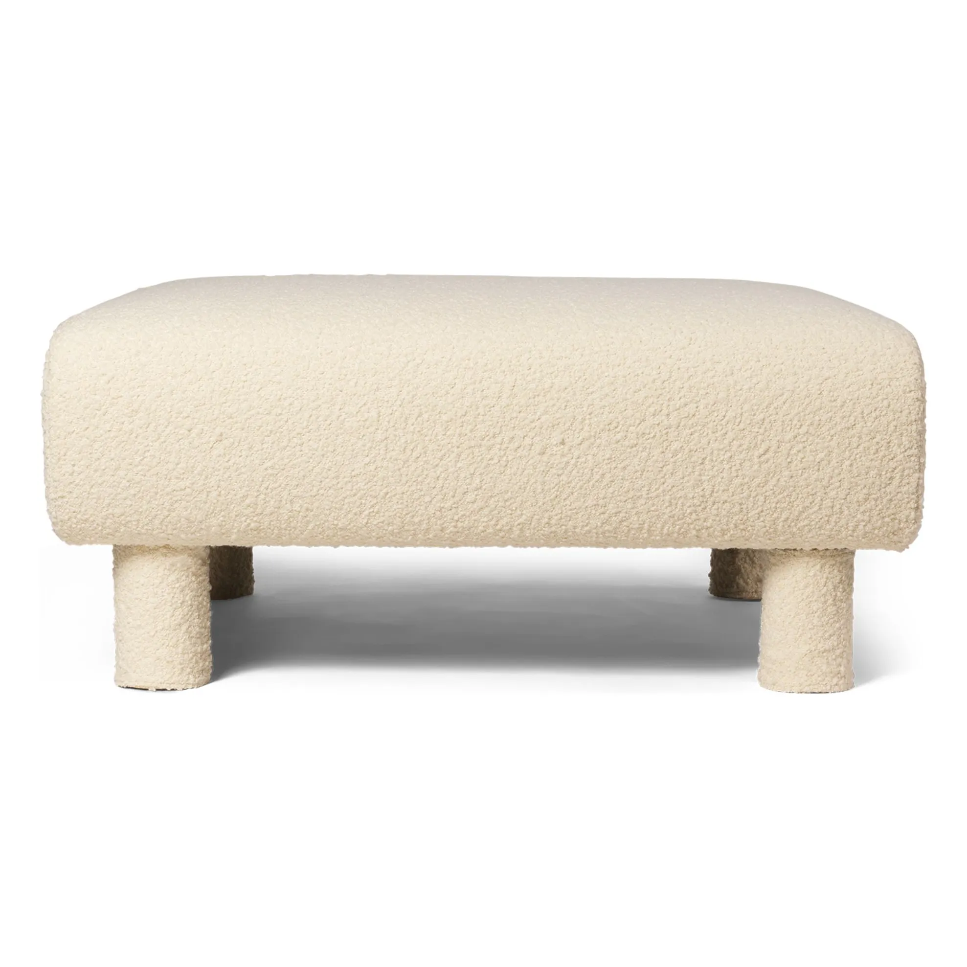 Ferm Living Ivory Dase Bouclé Sofa With Ottoman Module