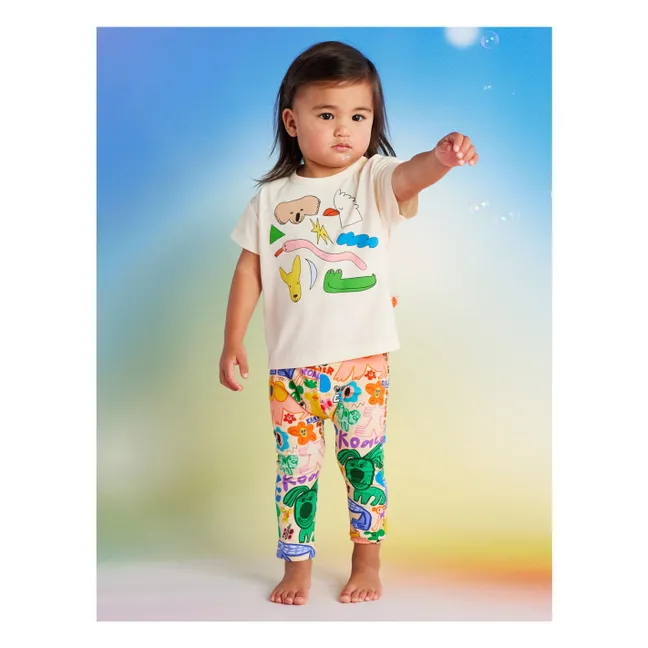 Crocodile T-shirt | Ecru